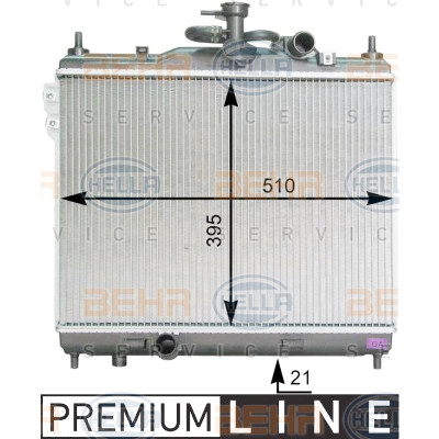 Radiateur, refroidissement du moteur