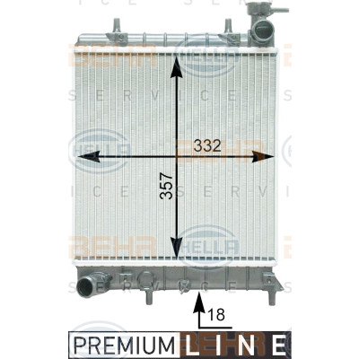 Radiateur, refroidissement du moteur