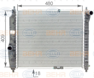 Radiateur, refroidissement du moteur