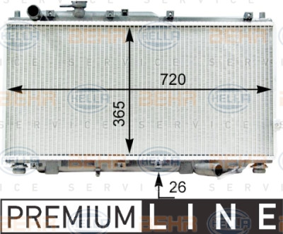 Radiateur, refroidissement du moteur