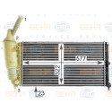 Radiateur, refroidissement moteur BEHR HELLA SERVICE 8MK 376 900-241