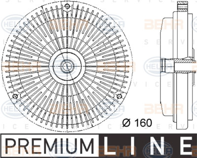 Embrayage, ventilateur de radiateur