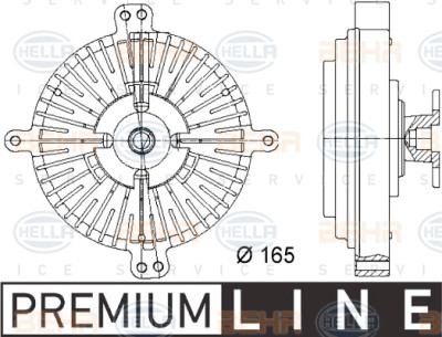 Embrayage, ventilateur de radiateur