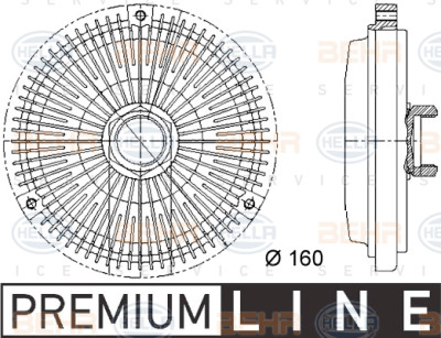 Embrayage, ventilateur de radiateur