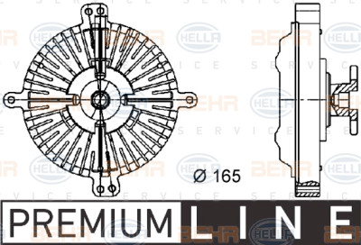 Embrayage, ventilateur de radiateur