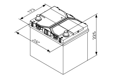 Batterie BOSCH 0 092 S4E 400