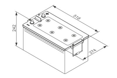 Batterie BOSCH 0 092 TE0 888