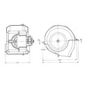 Moteur électrique, pulseur d'air habitacle