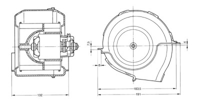 Moteur électrique, pulseur d'air habitacle