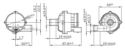 Pompe de circulation d'eau, chauffage d'appoint BOSCH 0 392 023 004