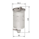 Filtre à carburant BOSCH 0 450 906 431