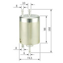 Filtre à carburant BOSCH 0 450 915 003
