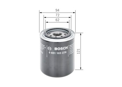 Filtre à huile BOSCH 0 451 103 278