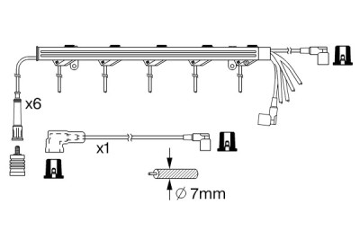 Juego de cables de encendido
