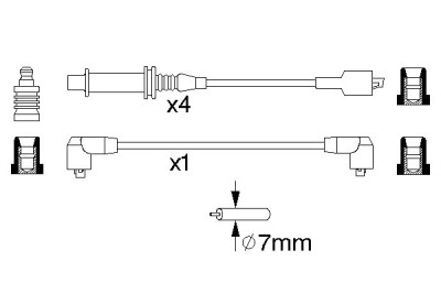 Juego de cables de encendido