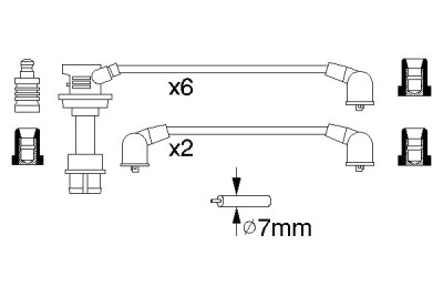 Juego de cables de encendido