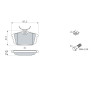 Kit de plaquettes de frein, frein à disque