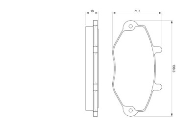 Kit de plaquettes de frein, frein à disque