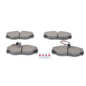 Jeu de 4 plaquettes de frein BOSCH 0 986 424 556