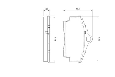 Kit de plaquettes de frein, frein à disque
