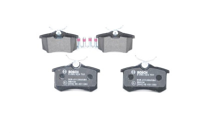 Jeu de 4 plaquettes de frein BOSCH 0 986 424 751