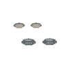 Jeu de 4 plaquettes de frein BOSCH 0 986 424 800