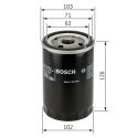 Filtre à huile BOSCH 0 986 452 042