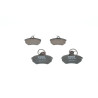 Jeu de 4 plaquettes de frein BOSCH 0 986 460 948