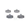 Jeu de 4 plaquettes de frein BOSCH 0 986 460 993
