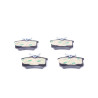 Jeu de 4 plaquettes de frein BOSCH 0 986 466 683