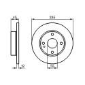 Jeu de 2 disques de frein