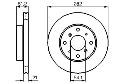 Jeu de 2 disques de frein