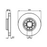 Jeu de 2 disques de frein