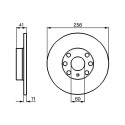 Jeu de 2 disques de frein