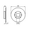 Jeu de 2 disques de frein
