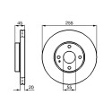 Jeu de 2 disques de frein