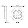 Jeu de 2 disques de frein BOSCH 0 986 479 A44