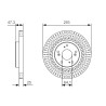 Jeu de 2 disques de frein BOSCH 0 986 479 B02