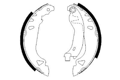 Jeu de mâchoires de frein