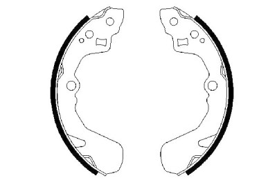 Jeu de mâchoires de frein