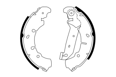 Jeu de mâchoires de frein