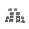 Jeu de 4 plaquettes de frein BOSCH 0 986 494 016
