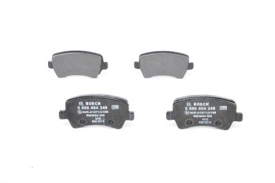 Jeu de 4 plaquettes de frein BOSCH 0 986 494 248