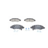 Jeu de 4 plaquettes de frein BOSCH 0 986 494 458