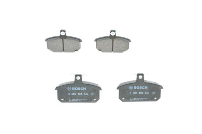 Jeu de 4 plaquettes de frein BOSCH 0 986 494 531