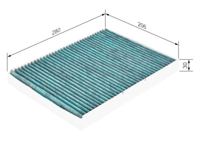 Filtre, air de l'habitacle