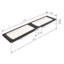 Filtre, air de l'habitacle