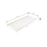 Filtre, air de l'habitacle