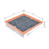 Filtre, air de l'habitacle