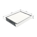 Filtre à air d&#39;habitacle BOSCH 1 987 432 256